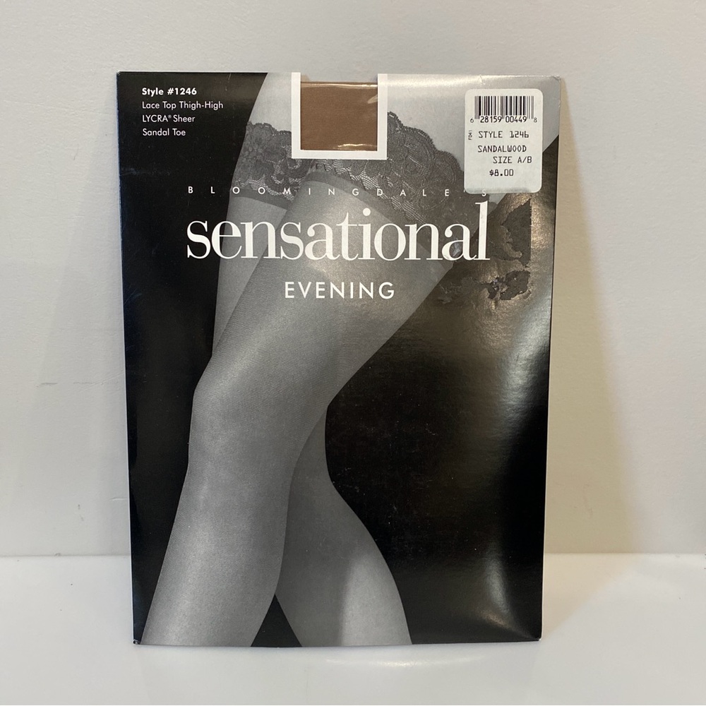 Vintage Bloomingdale's Sensational Evening Thigh High Sandlewood Size A/B NOS